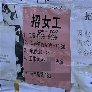 用人單位提供虛假招聘信息，發布虛假招聘廣告處罰決定